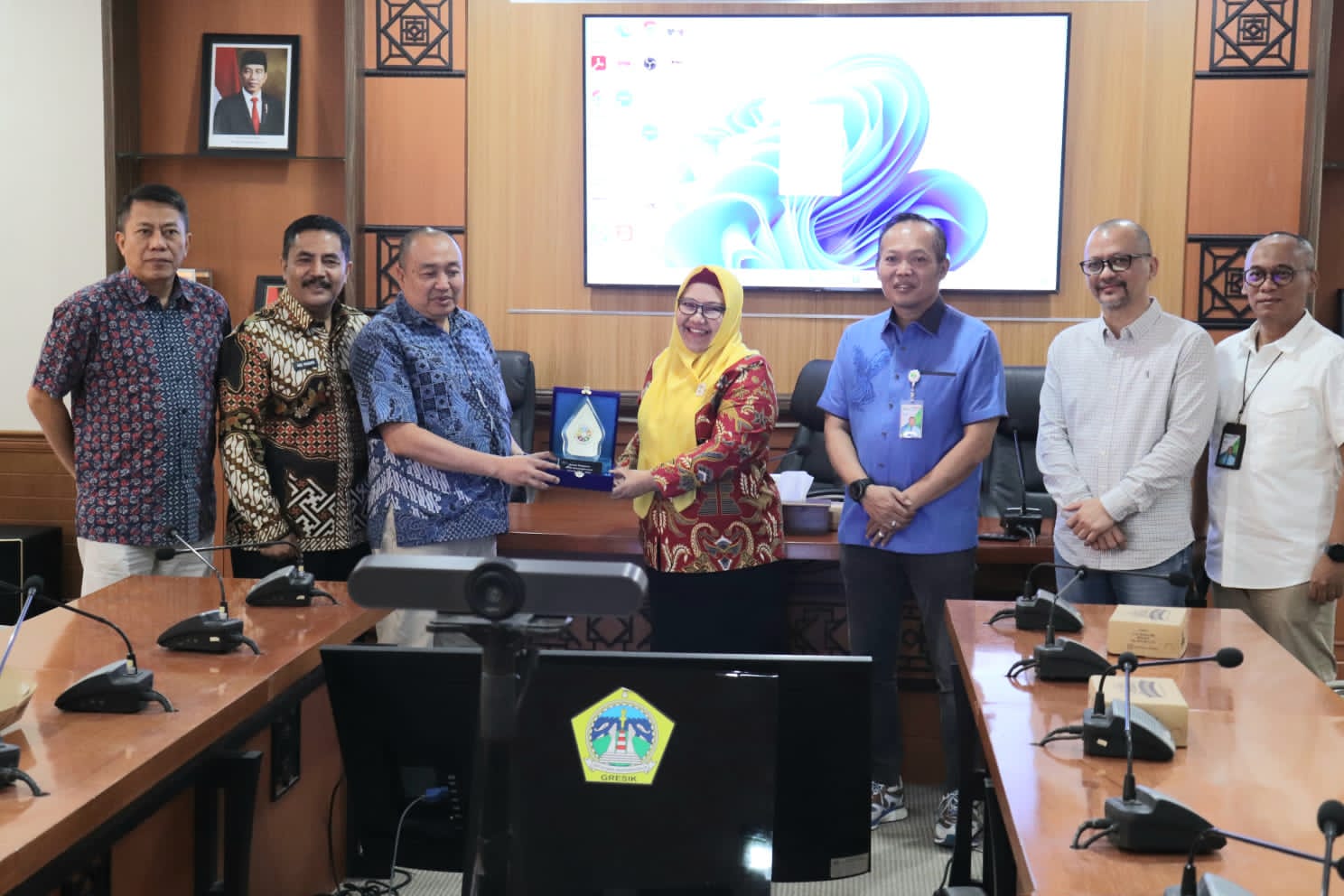 Audiensi Dengan Dewan Pengawas BPJS Ketenagakerjaan, Wabup Berharap Semua Warga Gresik Terlindungi Jaminan Sosial